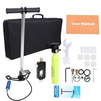 Qinlorgo Oxygen Cylinder,Diving Oxygen Cylinder Oxygen Cylinder High Pressure Air Pump Scuba Tank Refill Adapter Set Diving Breathe Underwater