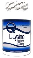 L-Lysine Free Form 1000mg 100 Capsules ^GLS