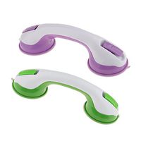 Dovewill 2pcs Children Elderly Bathroom Shower Strong Suction Helping Handle Safety Grab Bar Sucker Cup Hand Rail Grips Tools Wall Mounted