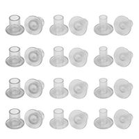 High Heel Protector Transparent Shoes Repair Caps Covers for Women, Heel Stoppers for Wedding Mates Bridesmaid S, M, L, 12pcs with Gift Pouch