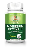 Magnesium Glycinate Supplement for Healthy Diet Support, Natural Calm and Overall Wellness, 120 Veggie Caps