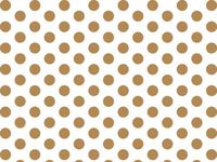 10ct Gold Metallic Polka DOTS White Tissue Paper for Gift Wrapping 20"x30" Sheets nfLG -1340
