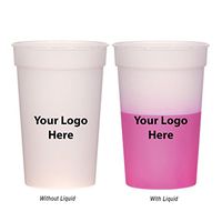 17 Oz. Color Changing Stadium Cup - 100 Quantity - $1.05 Each - Promotional Product/Bulk with Your Logo/Customized.