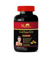 Brain Booster Supplements - Norwegian COD Liver Oil - Cod Liver Oil dha - 1 Bottle 250 Softgels