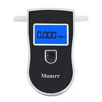 Professional Breathalyzer, Portable Alcohol Tester LCD Display Digital Breath Alcohol Tester with 5 Mouthpieces for Personal Use