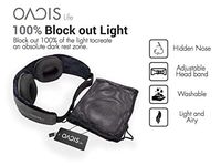 Exclusive Memory Sleep Mask Modular Adjustable 3D Sleep Eye Mask Sleep Mask for Woman and Man Breathable Travel Rest Sleep Nap Full Shading Mask Night Sleep Mask Block Out Light Soft Comfort (Grey)