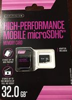 Infinitive High-Performance Mobile microSDHC Memory Card 32 GB w/ Adapter