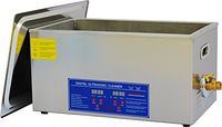 22L Stainless Ultrasonic Cleaner JPS-80A Digital Control LCD NC Heating with Basket by Purple-Violet