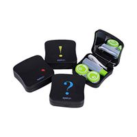 Heallily 4Pcs Contact Lenses Box Plastic Portable Contact Lenses Case Eyeglasses Holder Care Box for Trip Travel Outdoor (Random Color)