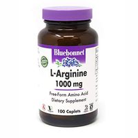 Bluebonnet L-Arginine 1000 Mg Vitamin Capsules, 100Count