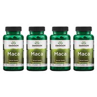 Swanson Maca 500 Milligrams 100 Capsules (4 Pack)