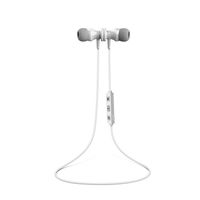 NMPB S2 Bluetooth Headphones Wireless Headset Noise Cancelling Sweatproof Earbuds Magnetic Earphones with Mic-White
