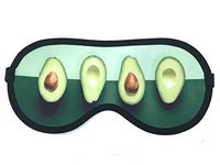 lttcbro Blindfold Sleep Eye Mask Funny Soft Nighttime Sleeping Masks for Travel (Avocado)