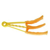 VORCOOL Microfiber Blind Duster Microfibre Window Blinds Cleaner Brush for Window Shades Blinds Air Conditioner Louvers Shutters (Yellow)