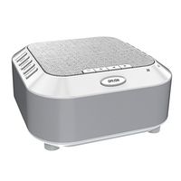 per White Noise Sound Machine Nightlight Baby Sleep Soother with 5 Sounds&Timer Support SD Card Music Player for Baby Comfort & Adult