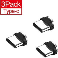 Utotrip Magnetic USB Cable Silver(3-Pack,Type C Head)