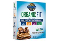 Garden of Life Organic Fit Protein Bar - Peanut Butter Chocolate 1.94oz x 4 Bars(Total 7.76oz), Pack of 1