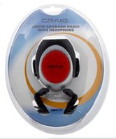 Craig CR4175 AM/FM Armband Radio