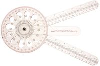Sammons Preston Quantum Goniometer, Manual Extremity, Lumbar and Cervical Range of Motion Tool to Measure Accurate Angles, Transparent Protractor for Measurement, Easy to Read Occupational Therapy Aid
