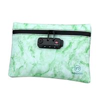 Smell Proof Bag, Full Active Carbon Lined& Inside Pouches, PU Leather Water Repellent Stash Bag for Your Weed Herbs and Smelly Accessories