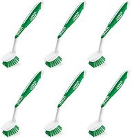 Libman Dishes Scrub Brush 45 Use for Vegetables Fruit Cleaning Dish Washing Kitchen (6-Pack)