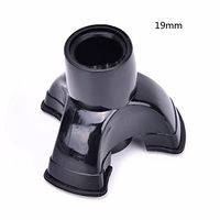 Crutch Tips 3-Leg Anti-Skid and Wear-Resisting Walking Cane Hiking Stick Replacement High Performance Rubber, 3/4 Inch (19mm), Black