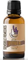 Sensible Remedies Vetiver 100% Pure Therapeutic Grade Essential Oil 30 mL (1 fl oz)