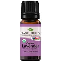 Plant Therapy Lavender Organic Essential Oil 100% Pure, USDA Certified Organic, Undiluted, Natural Aromatherapy, Therapeutic Grade 10 mL (1/3 oz)