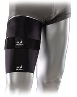 Medical Grade Compression Sleeve with Additional, Targeted Compression Cinch Strap to Relieve Pain from Quad and Hamstring Strains and Injuries - Thigh Skin with Cinch by BioSkin (XSmall)