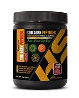 Skin Nail and Hair Formula - HYDROLYZED Collagen PEPTIDES - Non GMO - from Grass-FED Beef - Collagen peptides for Joints - 1 Bottle 1 LB