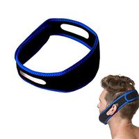 KOBWA Anti Snoring Chin Strap, Adjustable Snore Stopper Chin Strap, Wonderful Solution for a Good Night Sleep