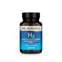 Dr. Mercola H2 Molecular Hydrogen Dietary Supplement, 90 Servings (90 Tablets), Non GMO, Gluten Free, Soy Free