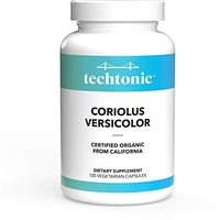 Certified Organic Coriolus Versicolor (Turkey Tail) from The USA | Full-Spectrum Biomass | No Fillers | 120 Capsules