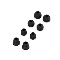 Eartips,Wulidasheng 4 Pairs in-Ear Headset Earbuds Silicone Eartips for Powerbeats Pro/Powerbeats3 - Black