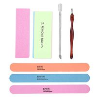 Nail and Nail File Polisher and Cushioning Kit, Nail Care Tool with Dead Skin Pusher and Cuticle Removal
