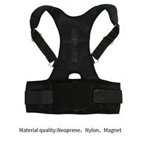 Yuehuam Posture Brace Back Support Belt, Adjustable Magnetic Posture Corrector Back Brace， Unisex Back Posture Corrector Magnetic Adjustable Posture Brace Back Support Belt (Color : L)