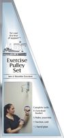 Exercise - Pulley Set Designed to exercise upper body extremities easily and safely. * Helps increase range of motion in arms while stimulating muscles * Easily fits over most standard doors