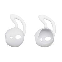 Jonerytime1 Pairs Silicone Ear Pad Cover Earphone Headphone Earbud for iPhone Headset (White)