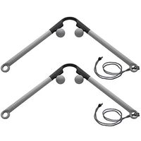 AccuMassage Neck & Back Massager (2-Pack), Deep Tissue Self Massager for Muscle Pain Relief, Shoulder Massagers