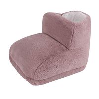 Soft Plush USB Electric Heated Foot Warmer Boots for Women Men Winter Warm Feet Heating Pad Electric Thicken Heat Slippers Feet Heated Cushion Hot Shoes Foot Massager for Office Home