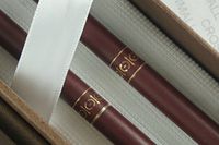 Cross Made in The USA Century Classic Ladies with Gold Velvet Mid-Ring, Matte Burgundy Barrel, and 14KT Gold Appointments Pen & 0.5mm Pencil Set
