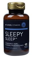 Mt. Angel Vitamins - Sleepy Sleep, Herbal Sleep Cycle Support, 60 Vegetarian Capsules with Chamomile, Lemon Balm, Hops, Magnesium, 5-HTP, and Melatonin