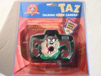 Looney Tunes Taz Talking Point and Shoot Flash Camera (110 Film & 1 AA Battery Required)