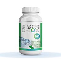 Dual Biactive D-tox - Colon Cleanse Detox to Support Weight Loss, Boost Energy Levels & Constipation Relief for Men & Women, Set of 1 Bottle, Total 60 Capsules (1)