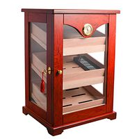 LS-Cigarette Cigar Cabinet - Cedar Wood Cigar humidor Cigar Box Constant Humidity moisturizing Large Capacity Cigar Box Cigar moisturizing Cabinet /& (Color : Natural)