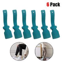 XHSP 6 Pcs Lazy Shoes Helper,Shoe Lifting Helper Easy on Easy Off,Portable Travel Handled Shoe Horn, Sock Slider Handled Shoe Horn for Seniors, Elderly, Disabled 2020 New