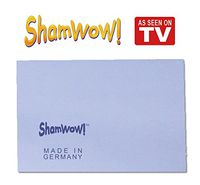 The Original Shamwow Mini - Super Absorbent Multi-Purpose Cleaning Shammy (Chamois) Towel Cloth, Machine Washable, Will Not Scratch, Blue