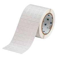 Brady THT-12-719-10 Label, High-Temperature ESD Industrial Polyimide Barcode Label, Matte, 0.437" H x 0.500" W, White, 10000/Roll (Pack of 10000)