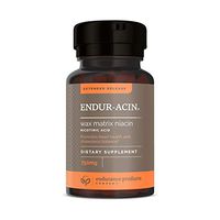 Extended Release ENDUR-ACIN® Wax Matrix Niacin (Nicotinic Acid) 750mg 60 Tablets - Pack of 2