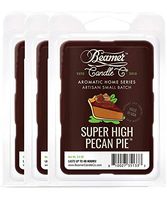 3 Packs of Beamer Candle Co. Aromatic Home Series Wax Drops, 6-Count Pack - Super High Pecan Pie Scent + Beamer Smoke Sticker